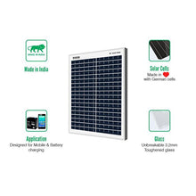 Load image into Gallery viewer, Loom Solar Panel 20 watt - 12 volt for Small Battery Charging