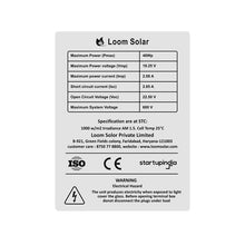 Load image into Gallery viewer, Loom solar panel 40 watt 12 volt poly crystalline