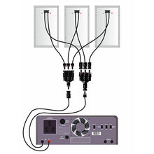 Load image into Gallery viewer, 3 Panel Connectors pair, 3 Wire In, 1 Wire Out